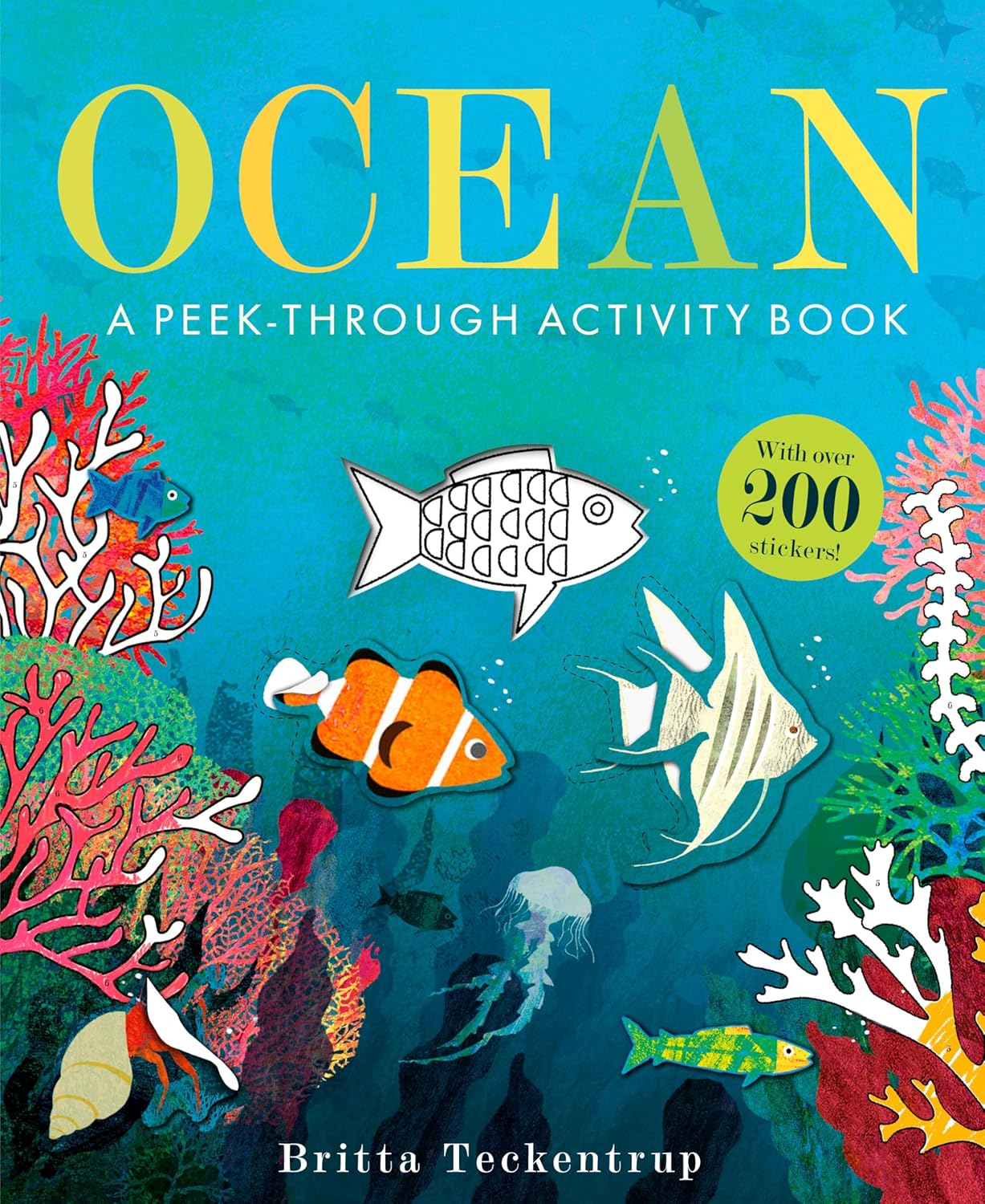 Ocean: A Peek-Through Activity Book with Over 200 Stickers